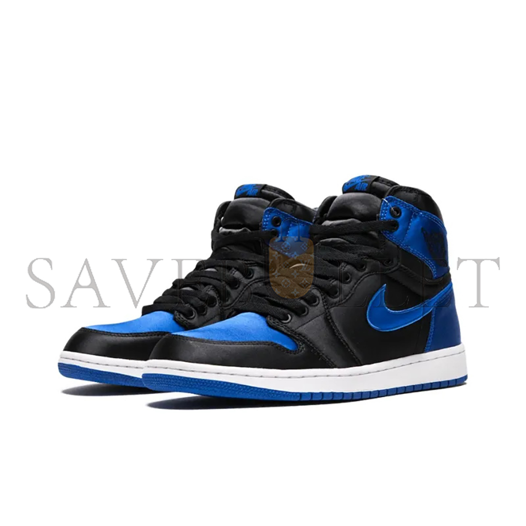 NIKE JORDAN 1 RETRO HIGH SATIN ROYAL (NUMBERED) 921193-007